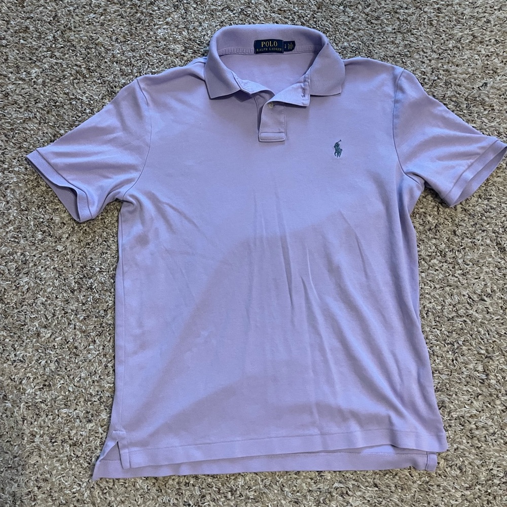 Mens Polo Ralph Lauren Shortsleeve Dress Shirt Size Small